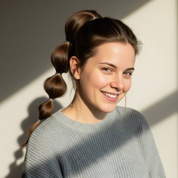 Cola de Caballo con Burbujas hairstyle preview