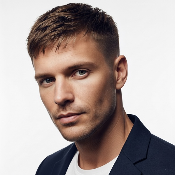 French Crop hairstyle preview